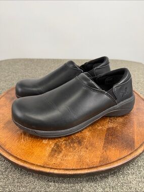 Mozo Shoes Wm 8 Shoes for Crews Black Slip-On Work Kitchen No Slip Forza Loafer